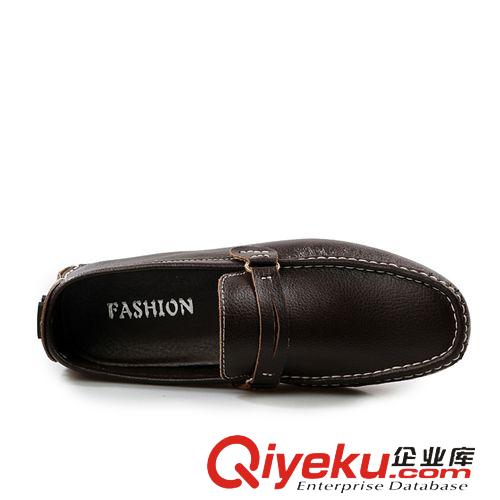 皮鞋 廠家直銷zp男鞋英倫風(fēng)經(jīng)典豆豆鞋低幫套腳男士休閑鞋駕駛鞋批發(fā)原始圖片3