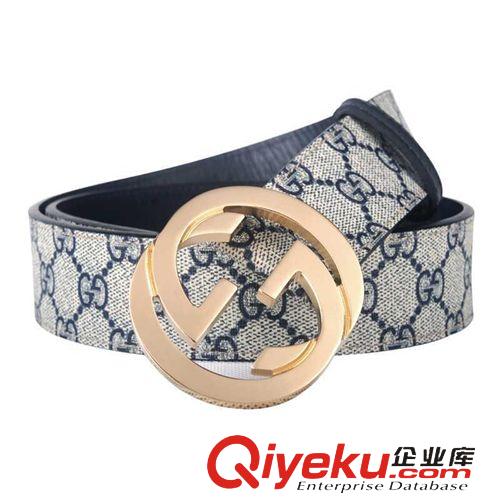 皮帶系列 廠家直銷新款腰帶百搭時尚皮帶一手貨源廠家批發棕布金圓扣