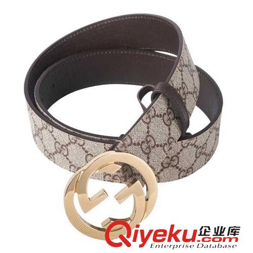 皮帶系列 廠家直銷新款腰帶百搭時尚皮帶一手貨源廠家批發棕布金圓扣