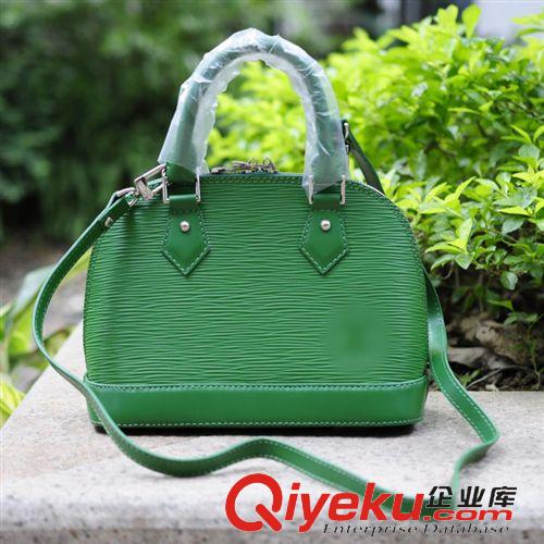女包專區 廠家直銷 時尚爆款 小號水波紋綠色貝殼女包包