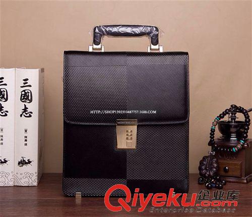 M寶龍 2014新款gd大氣奢華時尚男包爆款原版皮男士手提單肩包廠家直銷