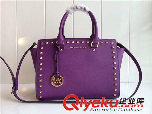 M 邁克 原版十字紋單肩包時尚休閑高檔真皮女包隔層購物袋廠家直銷批發