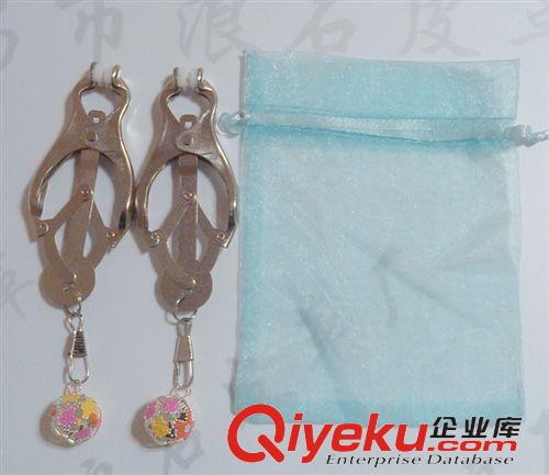 情趣鈴鐺乳夾 鈴鐺乳夾乳飾 成人性用品 成人情趣用品 乳頭刺激多彩鈴鐺批發原始圖片3