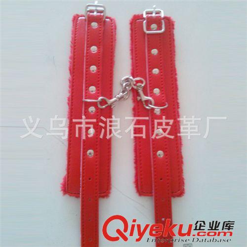 情趣skjk 廠家直銷 情趣皮革用品 紅色毛絨sk 另類玩具 成人用品原始圖片2