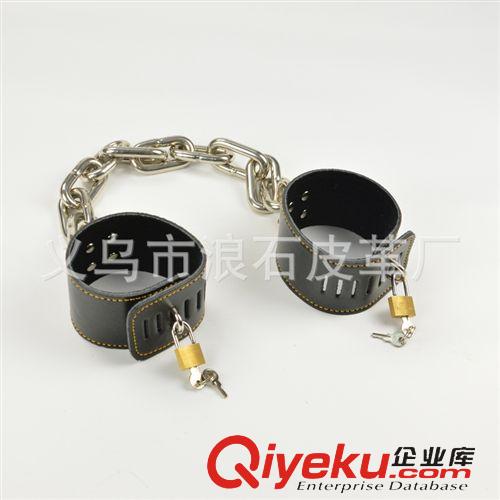 情趣腳銬 皮革sjk套裝批發(fā) 情趣野性十足皮革sjk 可調節(jié)情趣用品