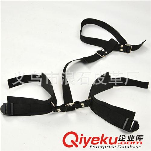 情趣項圈 脖套 夫妻情趣玩具批發(fā) 優(yōu)質(zhì)織帶手頸相連銬 手臂束縛情趣生活道具原始圖片3