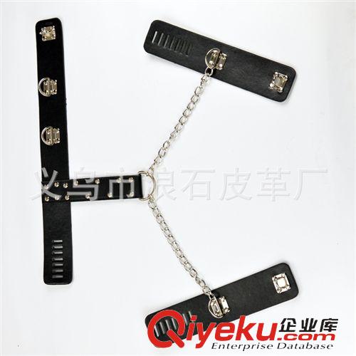 情趣項圈 脖套 供應成人用品 PU皮情趣sk金屬鏈項圈 夫妻情趣用具批發原始圖片2
