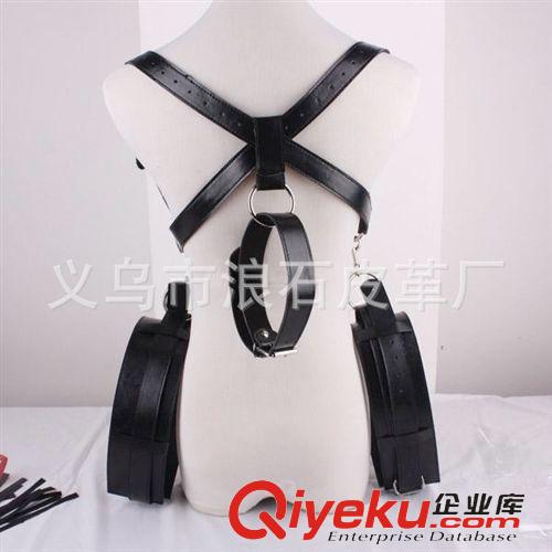 M強制張腿束縛帶 批發 情趣用品 性保健 性用品 皮革捆綁束縛帶 M字開腳開腿原始圖片2