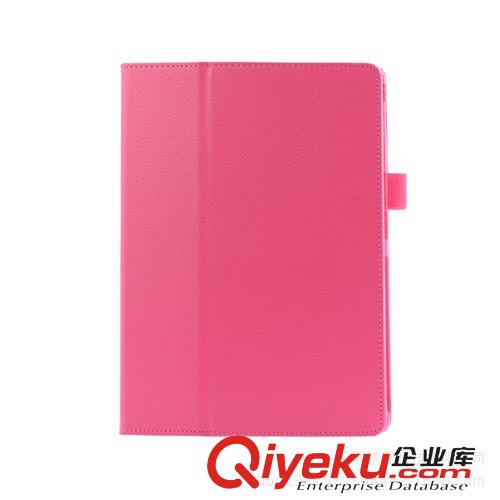 三星旋轉(zhuǎn)系列皮套 三星T800兩折皮套 Tab S 10.5寸平板電腦保護(hù)套 荔枝紋 休眠支架原始圖片2