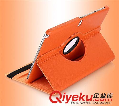 三星旋轉(zhuǎn)系列皮套 三星TabS T800 360°旋轉(zhuǎn)皮套 10.5寸平板電腦保護(hù)套荔枝紋外殼原始圖片2