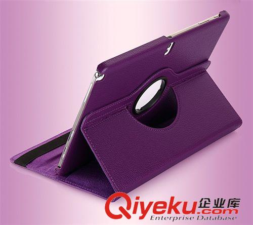 三星旋轉(zhuǎn)系列皮套 tab3 t311/p8200   8.0寸旋轉(zhuǎn)皮套平板電腦保護(hù)保護(hù)皮套荔枝紋原始圖片2