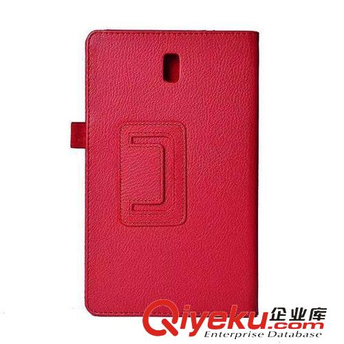 蘋果平板電腦電壓系列皮套 三星T700皮套GALAXY TabS 8.4寸 平板電腦保護套 荔枝紋兩折支架原始圖片2