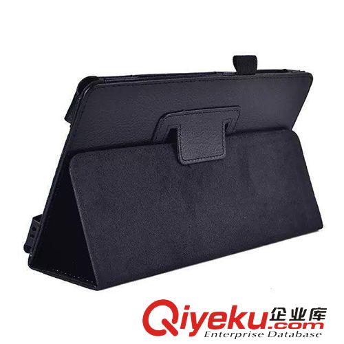 蘋果平板電腦電壓系列皮套 三星T700皮套GALAXY TabS 8.4寸 平板電腦保護套 荔枝紋兩折支架原始圖片3