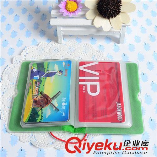 新品推薦 韓國play obje designPVC卡包 大容量皮繩卡包卡套  毛氈布卡包原始圖片3