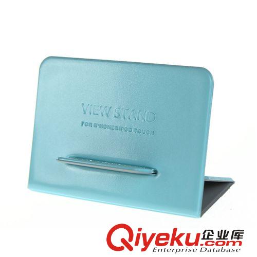 手機(jī)座 現(xiàn)貨供應(yīng)糖果色皮革手機(jī)座 韓國亮皮蘋果手機(jī)座 小禮品原始圖片3
