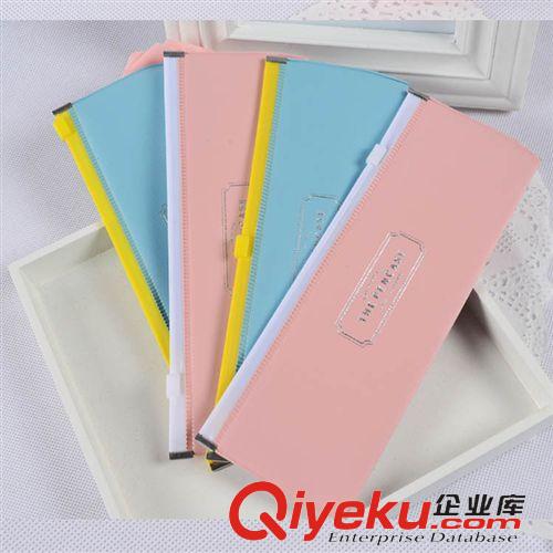 筆袋、文具袋 批發(fā)供應(yīng) 韓國(guó)文具袋 筆袋 PVC筆袋 皮質(zhì)純色筆袋原始圖片2