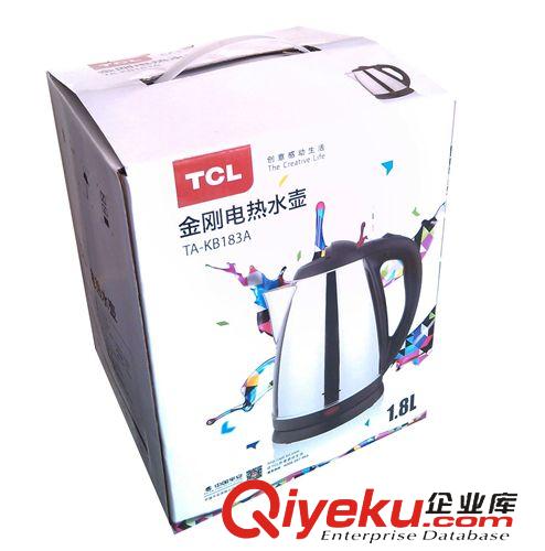 按品牌-家電廚具類 假一罰十 TCL{wp}不銹鋼快速電熱燒水壺 金剛電水壺TA-KB183A