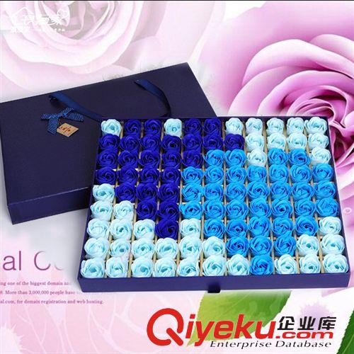 節慶用品 99朵高檔香皂花玫瑰禮盒 1314造型 情人節慶用品創意禮品批發原始圖片3