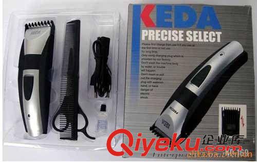 美容|化妝|護(hù)理|保健 正品KEDA-169兒童理發(fā)器 充電理發(fā)剪 充電式剃頭電推剪，1個(gè)不賣原始圖片3