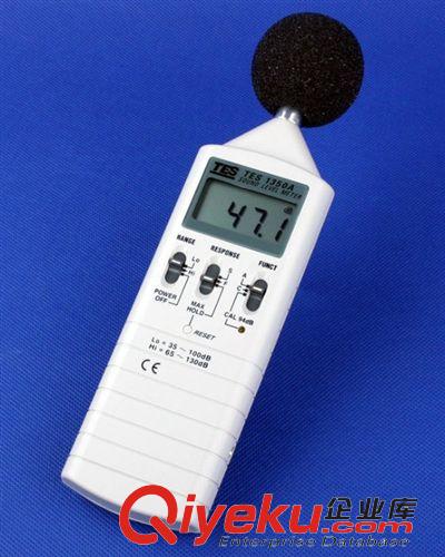 噪音計 供應 臺灣泰仕TES1350A噪音檢測儀又叫做聲級計原始圖片2