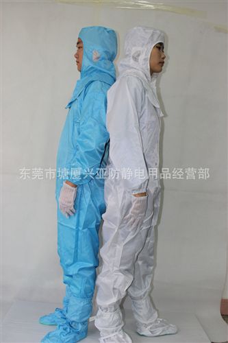 防靜電服，帽 廠家熱銷 無(wú)塵室防靜電衣服 連體服披肩無(wú)塵服防靜電服