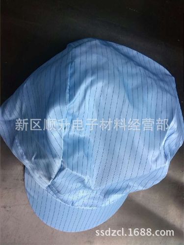 防靜電服裝系列 防靜電工帽 防靜電小工帽 防靜電男帽 防靜電無塵帽 鴨舌帽藍(lán)色