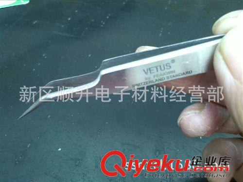 鑷子系列 原裝zp威特斯VETUS超精密不銹鋼彎頭尖嘴鑷子ST-17 防磁防酸原始圖片2