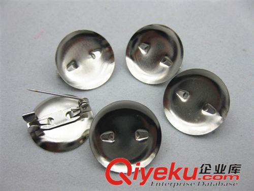 店主推薦 熱銷爆款 【DIY飾品配件】托盤胸針 胸花配件圓盤別針 20/25/30/35MM原始圖片3