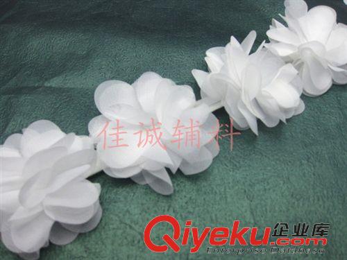 花边（1码＝0.914米） 雪纺8叶加密花朵立体花边 DIY饰品服装辅料 宽6.5/8CM