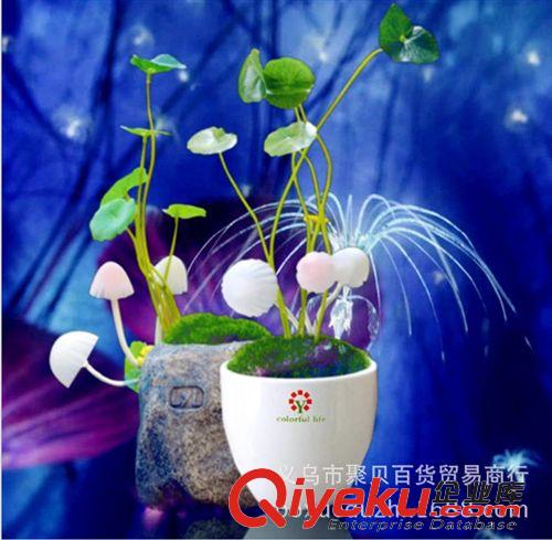 小夜燈專賣 熱銷 阿凡達陶瓷版蘑菇燈創意家居禮品光控光感應 七彩LED小夜燈原始圖片3