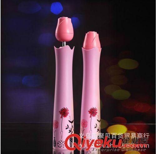 七月份新品 廠家直銷玫瑰雨傘遮陽傘 gd新奇特 創(chuàng)意可折疊廣告玫瑰花瓶傘原始圖片2