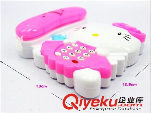 三月{zx1}產(chǎn)品 兒童玩具電話 寶寶智能早教 啟智音樂(lè)燈光卡通電話原始圖片3