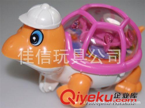 智益玩具  發光拉線烏龜 會跑會發光的小烏龜 拉線 發光兒童玩具 40
