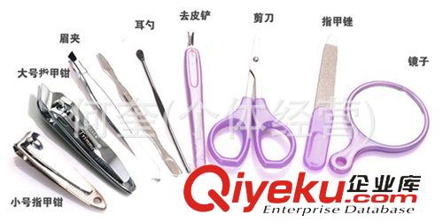 9.9元店貨源 指甲刀套裝 蘋果指甲剪可愛美容美甲工具套裝 9件套 創(chuàng)意禮品批發(fā)原始圖片2