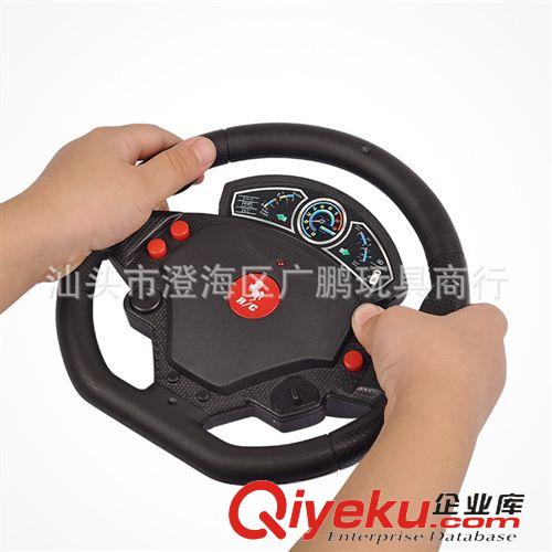 新品專區 學智善迷你方向盤重力感應充電遙控車燈光四通玩具蘭博基尼警車.6