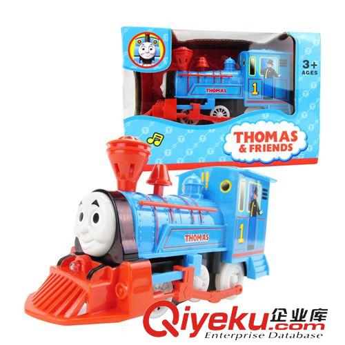 電動玩具 99697 THOMS電動托馬斯火車車頭 音樂燈光萬向 電動玩具0.3