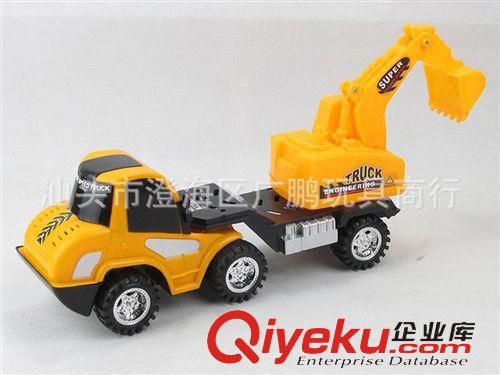 慣性玩具 15905實(shí)色慣性拖頭工程車(chē) 挖掘機(jī)兒童玩具 益智玩具 慣性車(chē) 0.31原始圖片2