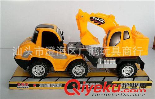 慣性玩具 15905實(shí)色慣性拖頭工程車(chē) 挖掘機(jī)兒童玩具 益智玩具 慣性車(chē) 0.31原始圖片3