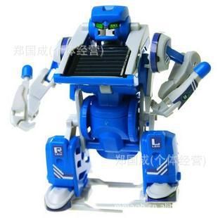 兒童玩具系列 新款太陽能玩具批發三合一太陽能機器人模型 DIY自裝拼裝玩具模型原始圖片3