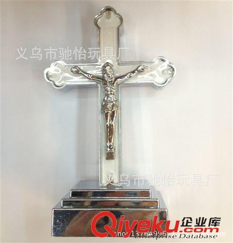 十字架紅燈快閃 亞克力十字架小夜燈批發 圣誕節禮品 舞臺裝飾品夜市地攤熱賣原始圖片2