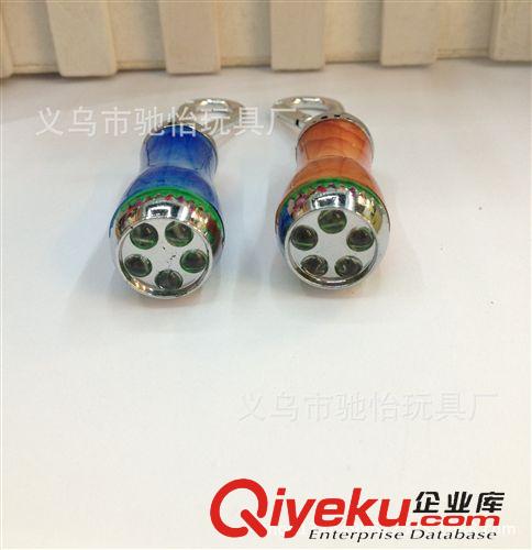 迷你鋁合金LED手電筒 2014{zx1}款迷你手電筒強光 多功能金屬烤漆5燈照明登山扣小手電筒原始圖片2