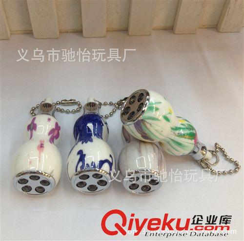 迷你鋁合金LED手電筒 {zx1}款LED燈鑰匙扣 葫蘆形5燈LED迷你手電筒 創(chuàng)意鑰匙扣批發(fā)定制原始圖片2