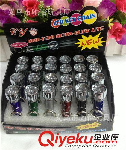 迷你鋁合金LED手電筒 {zx1}款LED燈鑰匙扣 葫蘆形5燈LED迷你手電筒 創(chuàng)意鑰匙扣批發(fā)定制