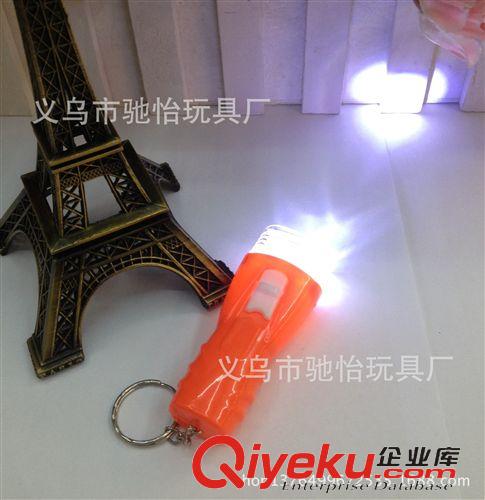 塑料LED手電筒 廠家直銷  迷你小巧扁頭LED燈 照明手電筒批發(fā)原始圖片2