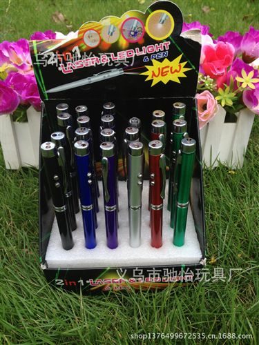多功能激光 廠家直銷 精美多功能3合1手電筒 獨立包裝