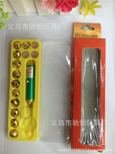 激光燈盒裝 廠家直銷  精美12頭教學(xué)模型紅外線激光燈原始圖片3