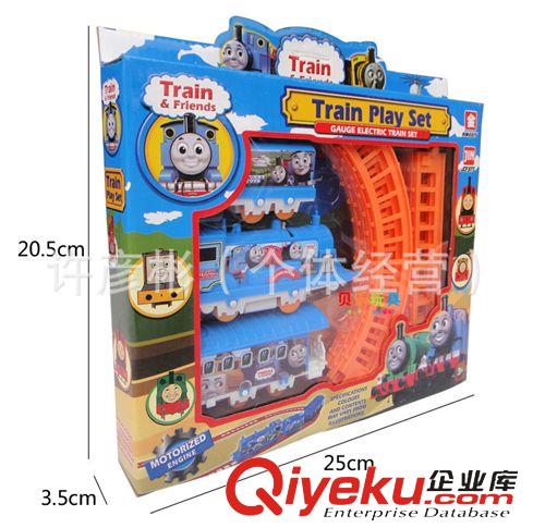 電動系列玩具 批發(fā)電動托馬斯軌道火車/兒童音樂叮叮車 仿真2688#　0.45