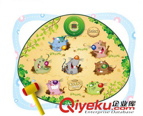 早教系列玩具 批發(fā)兒童玩具 嬰幼兒打地鼠玩具 zippymatzp  打地鼠游戲毯原始圖片2