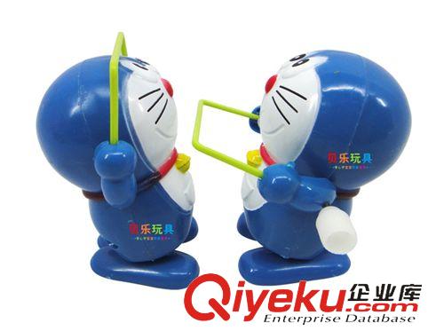 上鏈系列玩具 地攤小額批發貨源 上鏈跳繩叮當貓 發條哆啦A夢兒童玩具批發0.02原始圖片3