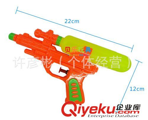 夏日戲水玩具 批發兒童夏天夏日22cm單噴頭水槍 洗澡游泳必選的安全玩具0.042原始圖片2
